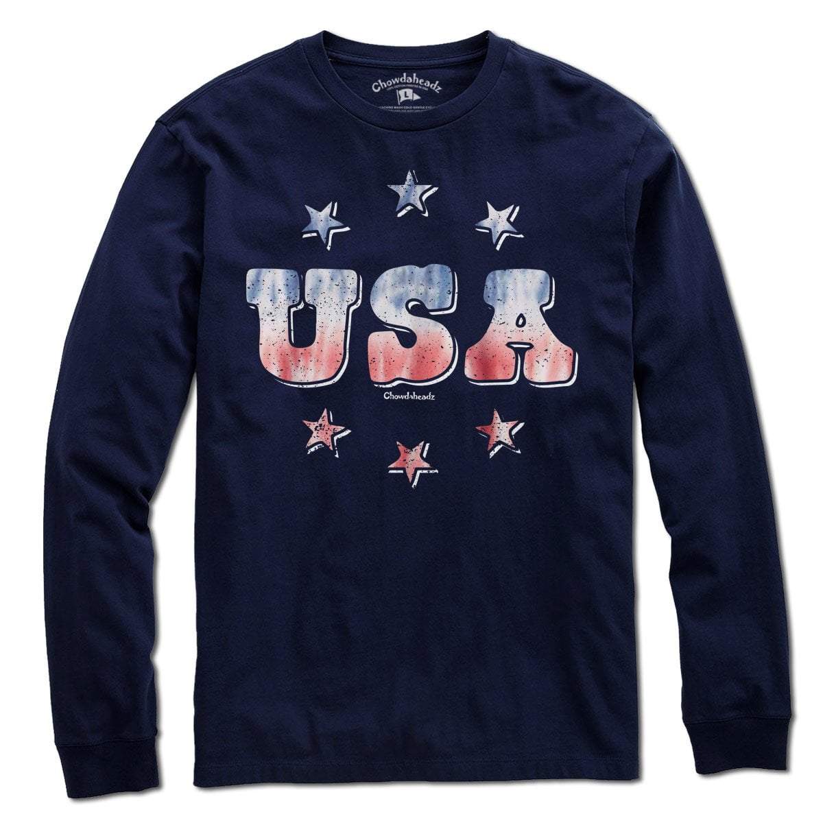 USA Stardom Tie Dye t-shirt in alternate colorway — July 4th funky gift