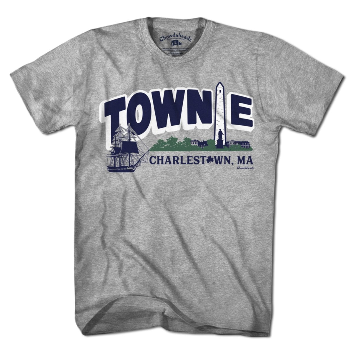 Townie Charlestown MA T-Shirt - Chowdaheadz