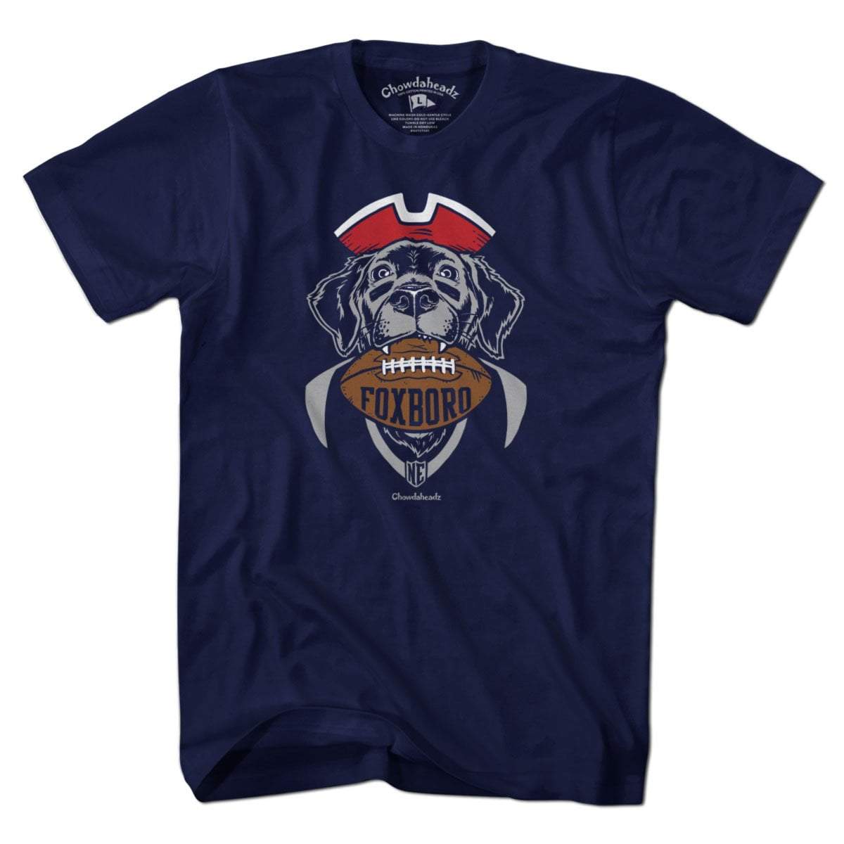 Foxboro Football Dog T-Shirt - Chowdaheadz