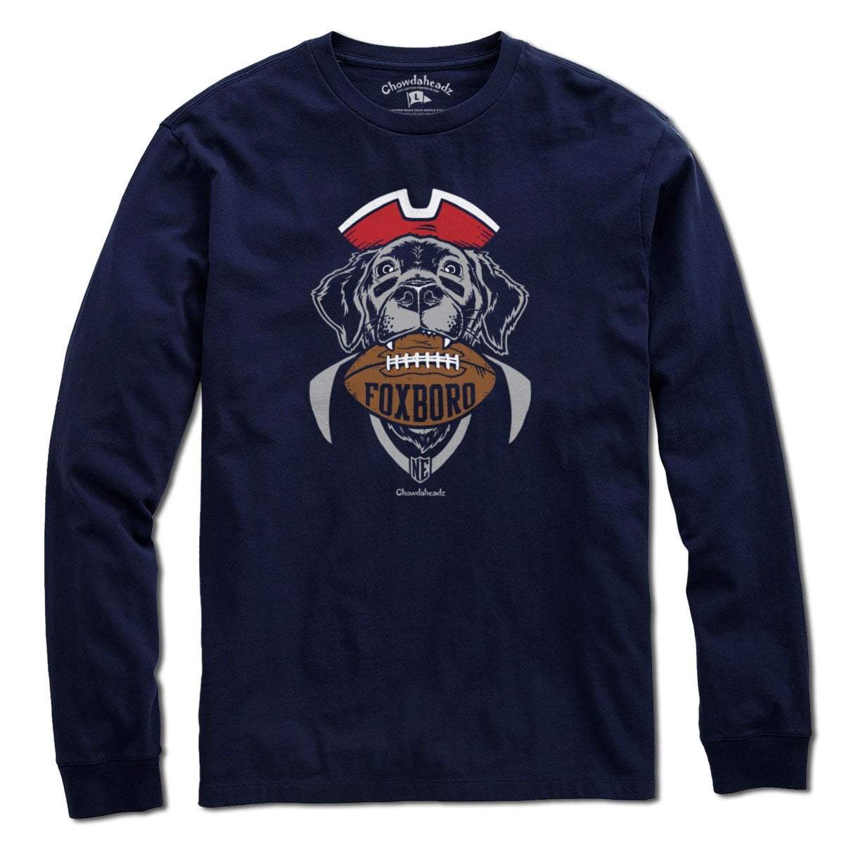 Foxboro Football Dog T-Shirt - Chowdaheadz