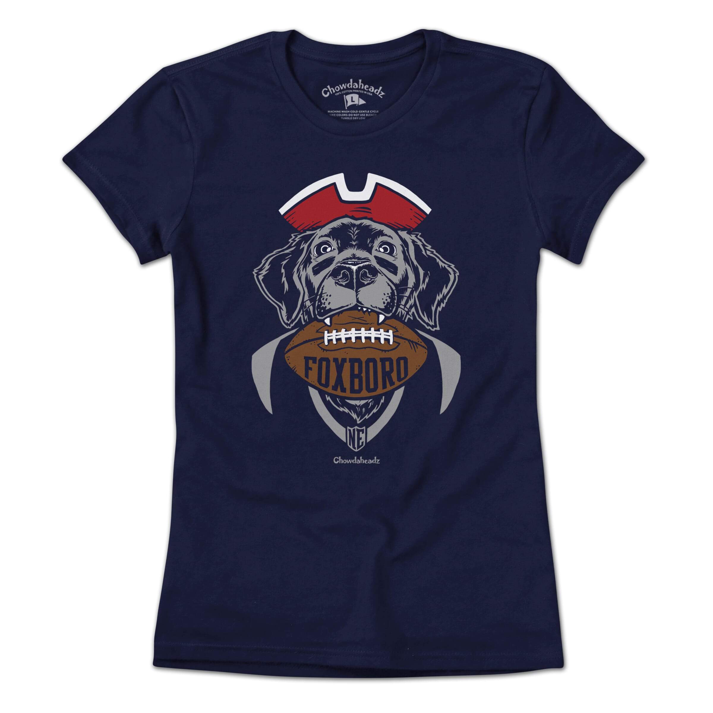 Foxboro Football Dog T-Shirt - Chowdaheadz