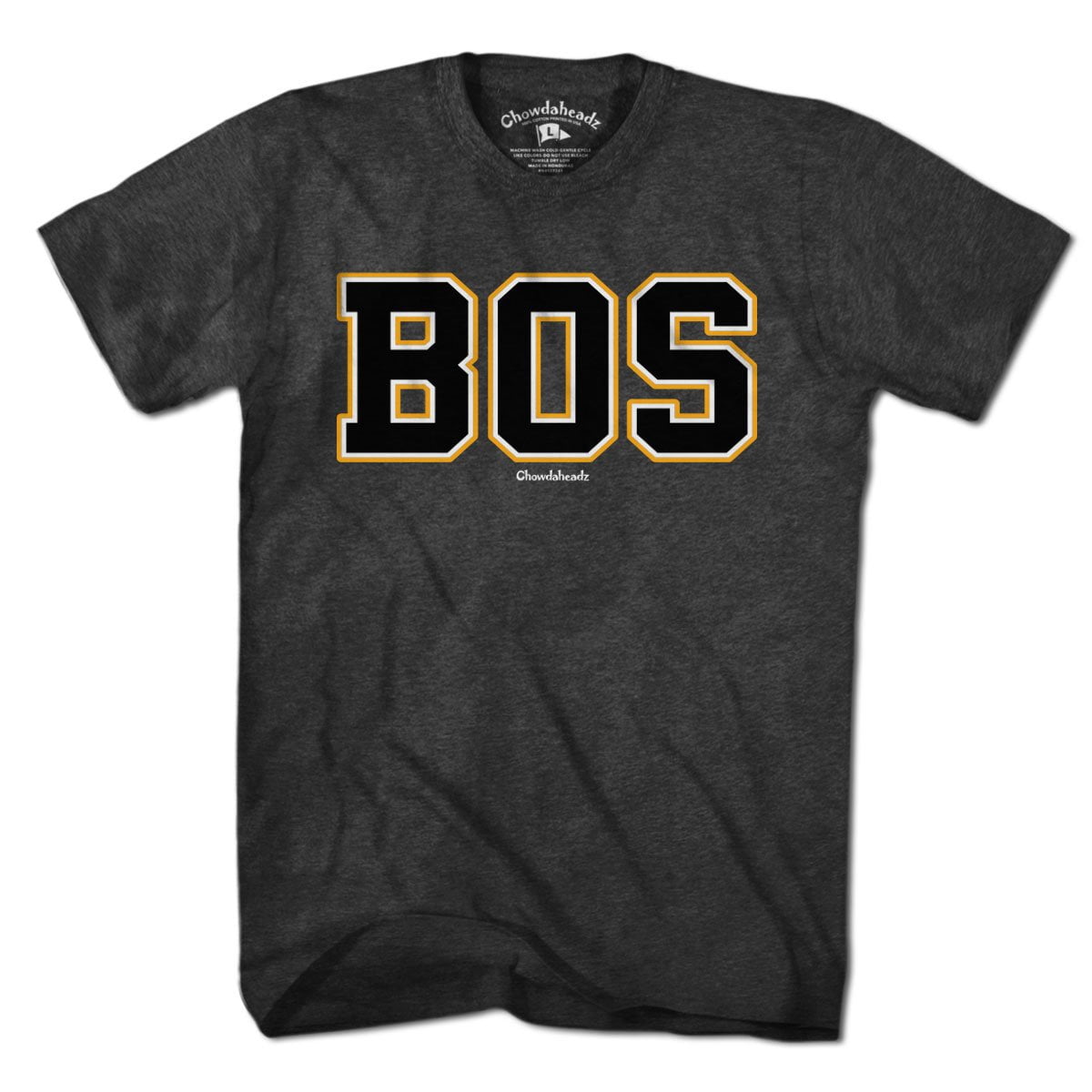 BOS Black & Gold Team T-Shirt - Chowdaheadz
