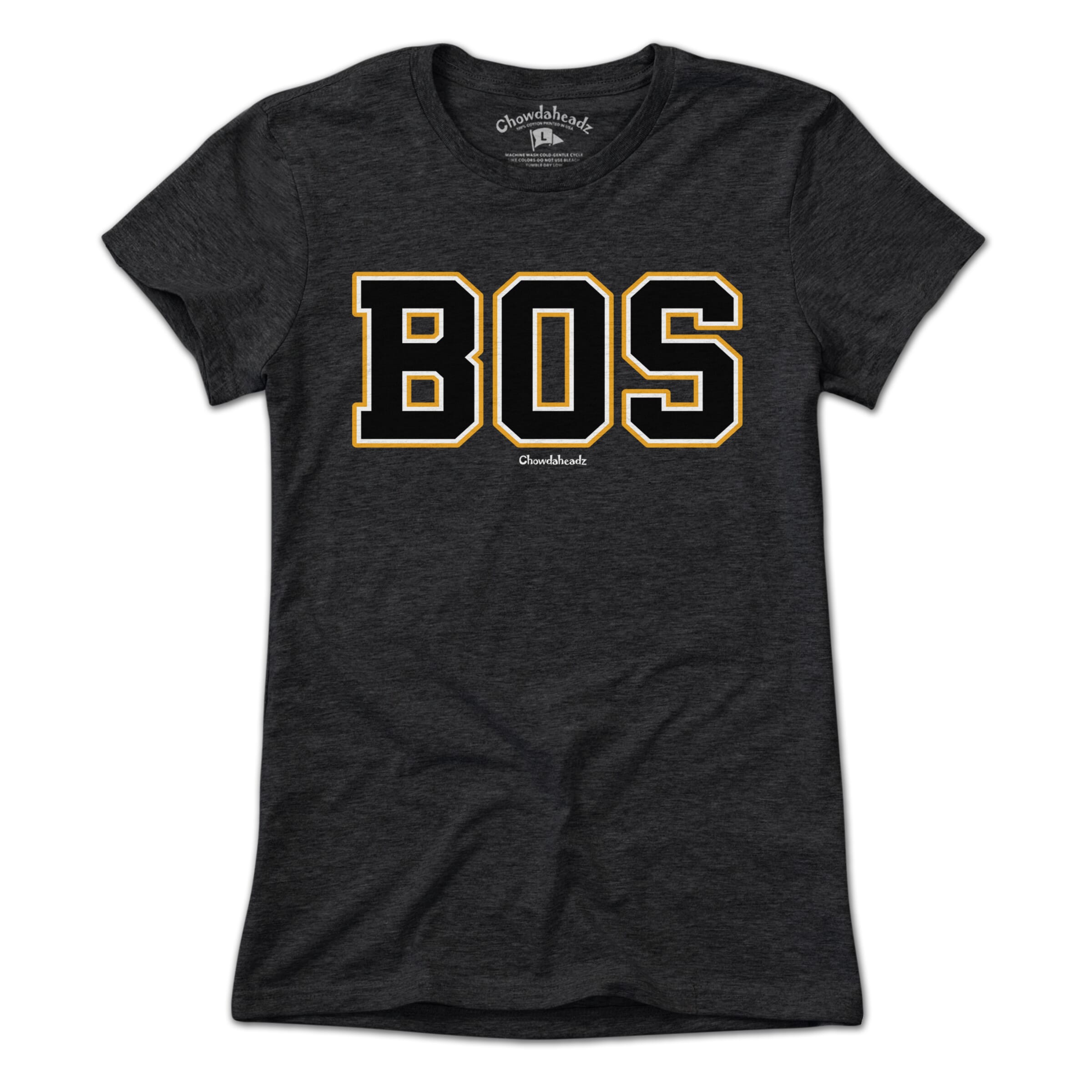 BOS Black & Gold Team T-Shirt - Chowdaheadz