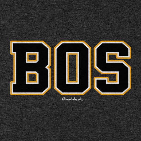 BOS Black & Gold Team T-Shirt - Chowdaheadz
