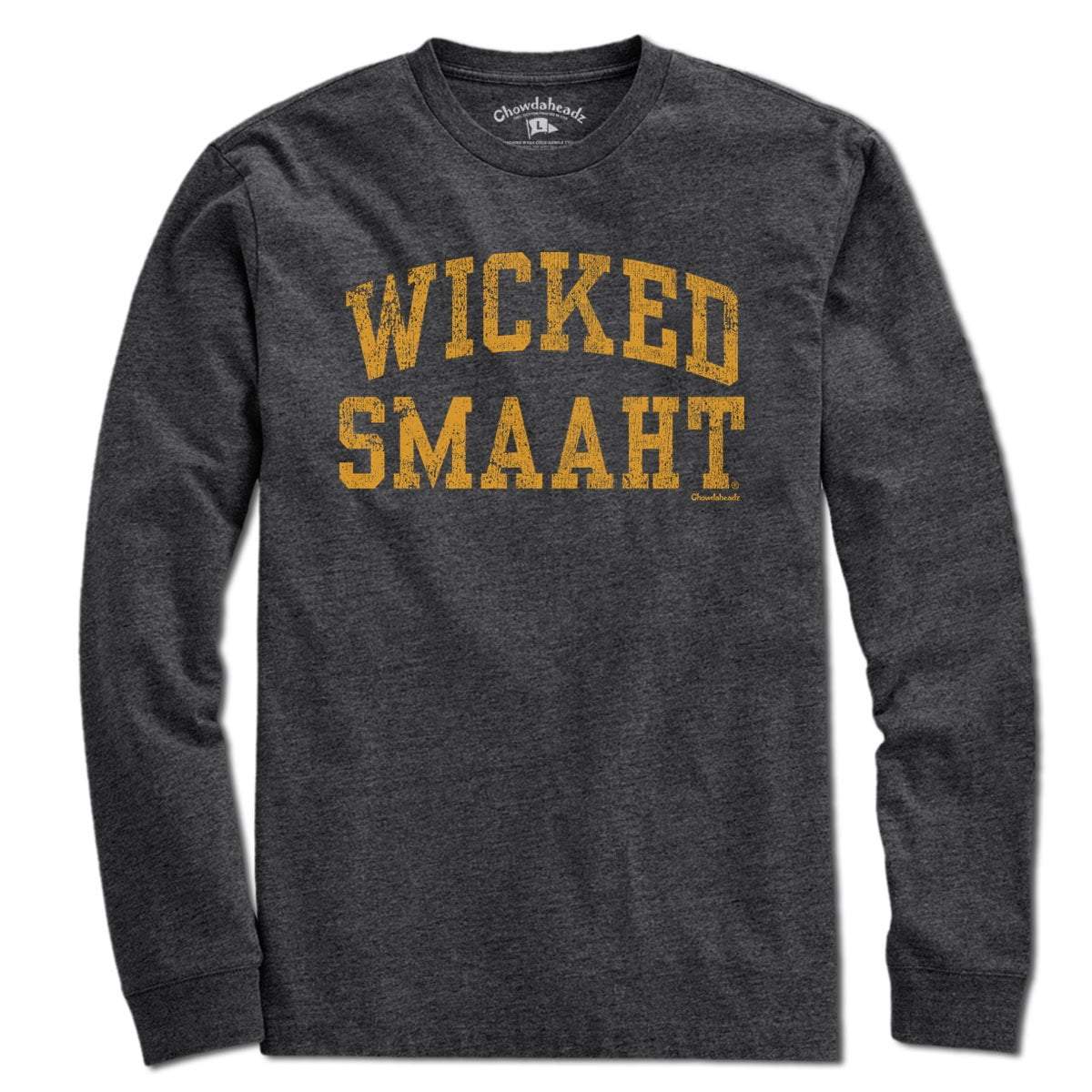 Wicked Smaaht Black & Gold T-Shirt - Chowdaheadz