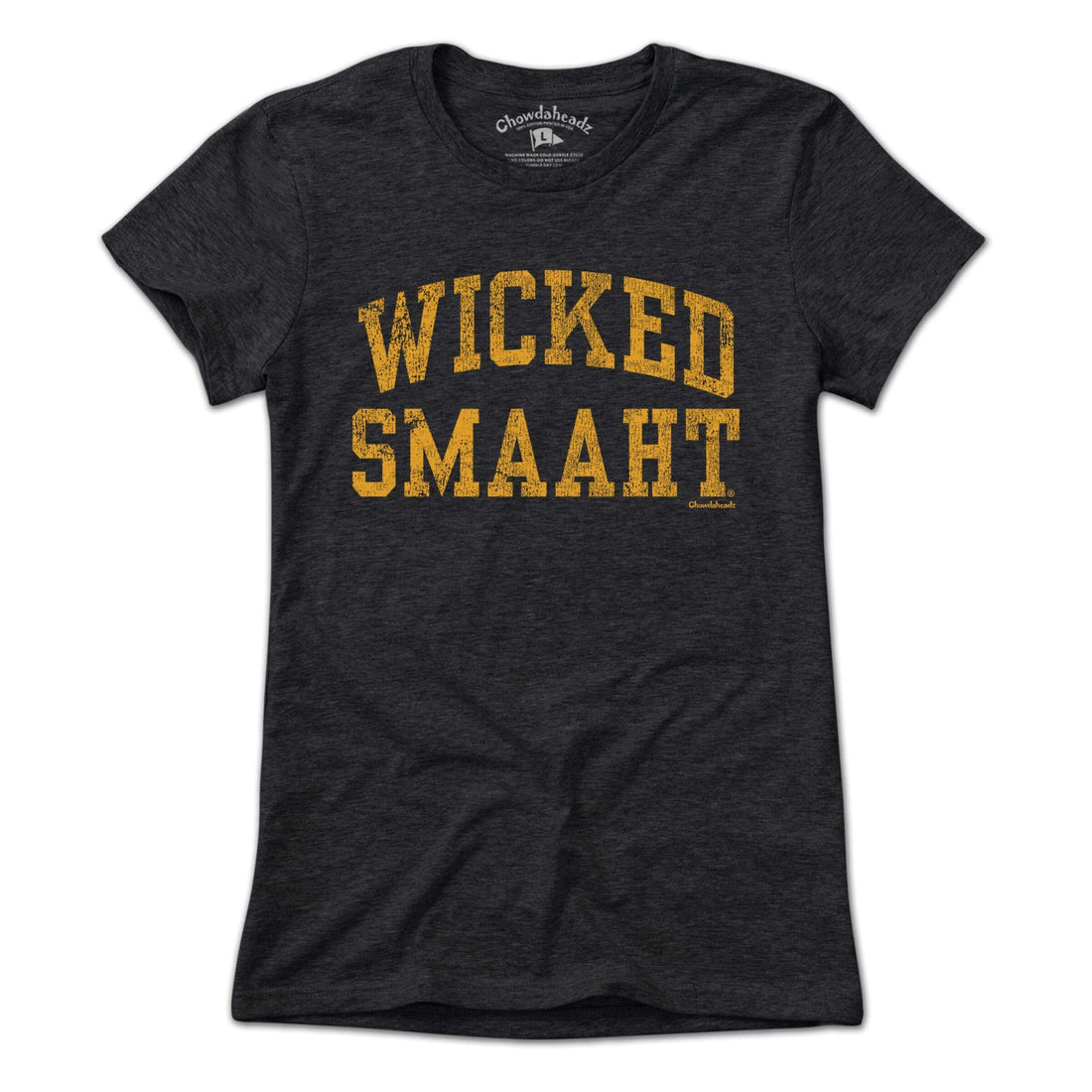 Wicked Smaaht Black & Gold T-Shirt - Chowdaheadz