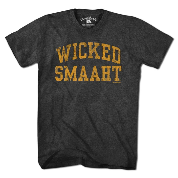 Wicked Smaaht Black & Gold T-Shirt - Chowdaheadz