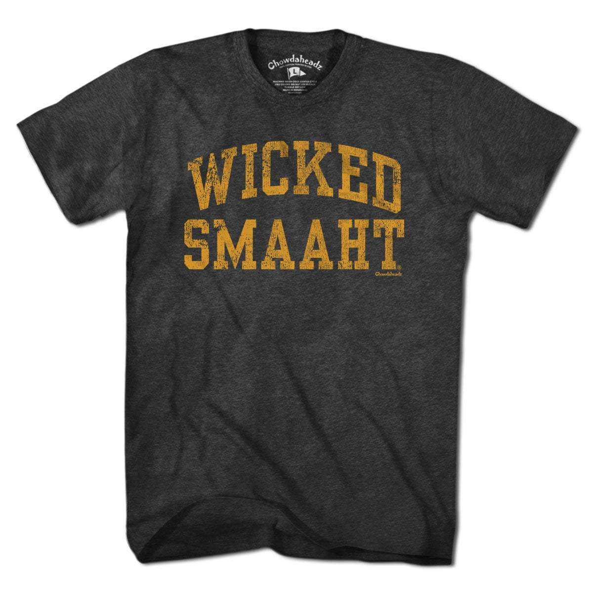 Wicked Smaaht Black & Gold T-Shirt - Chowdaheadz