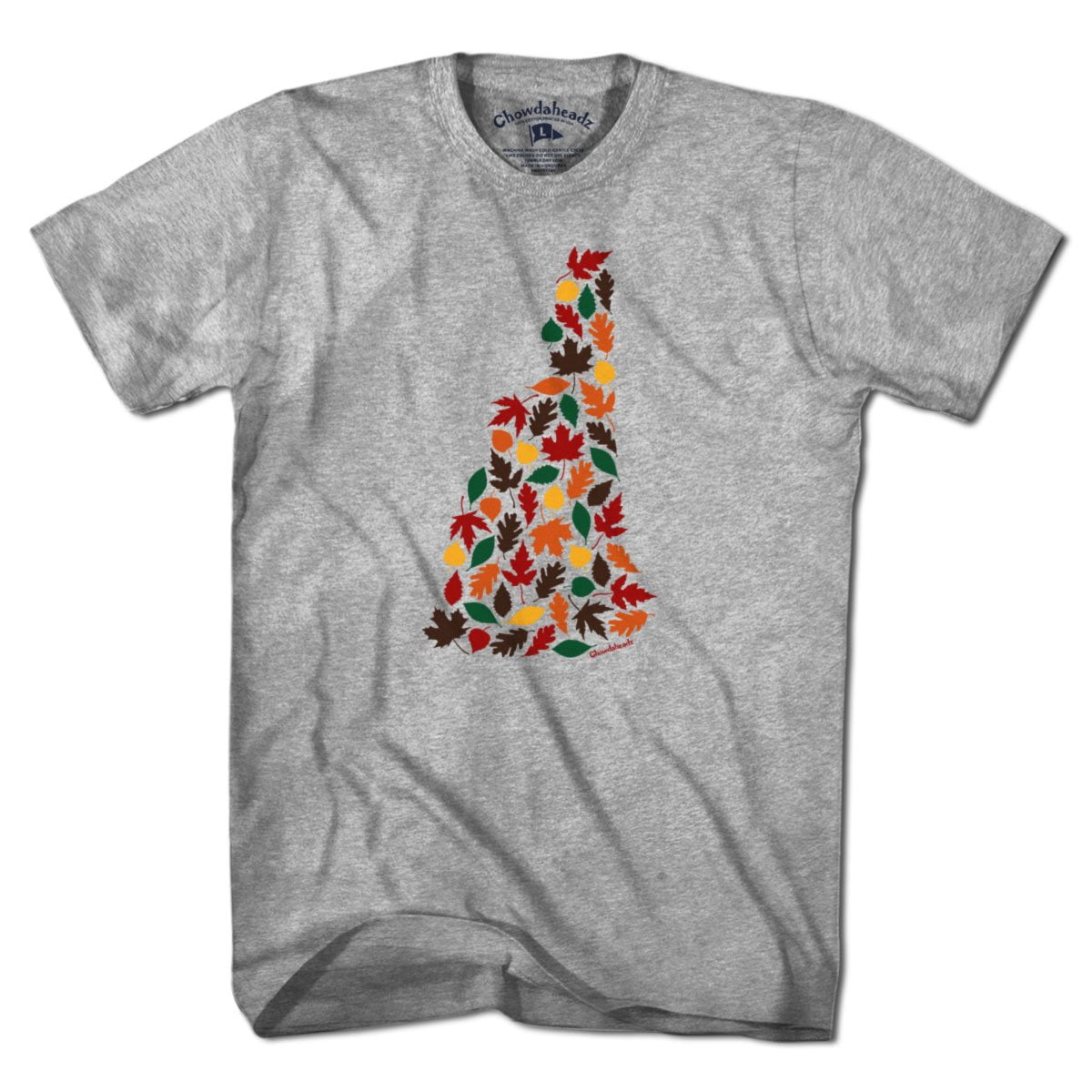 New Hampshire Fall Leaves T-Shirt - Chowdaheadz