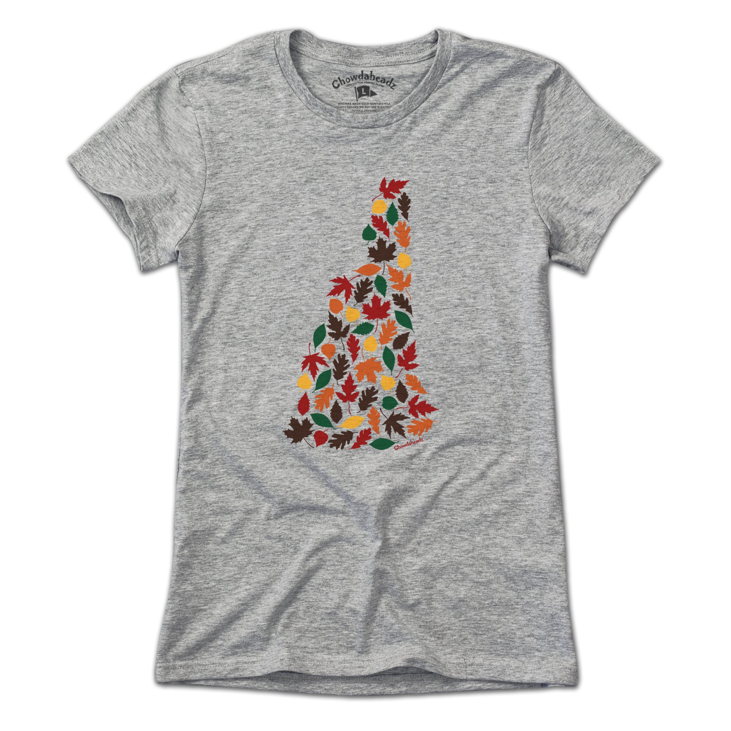 New Hampshire Fall Leaves T-Shirt - Chowdaheadz