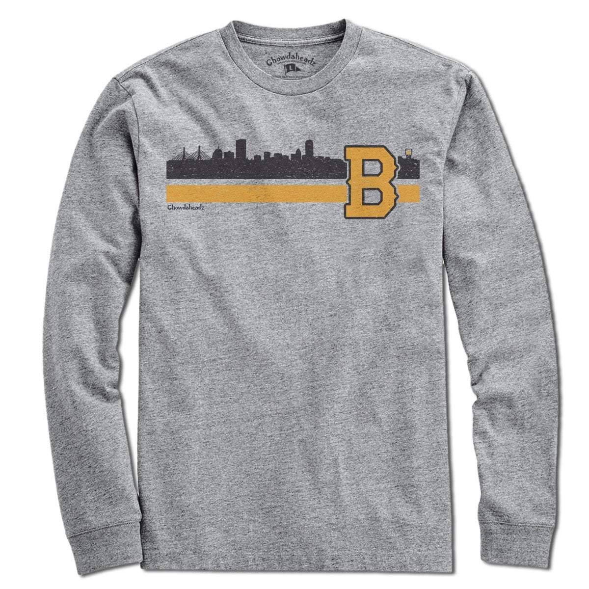 Boston B Black & Gold Sideline T-Shirt - Chowdaheadz
