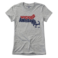 Wicked Awesome Massachusetts T-Shirt - Chowdaheadz