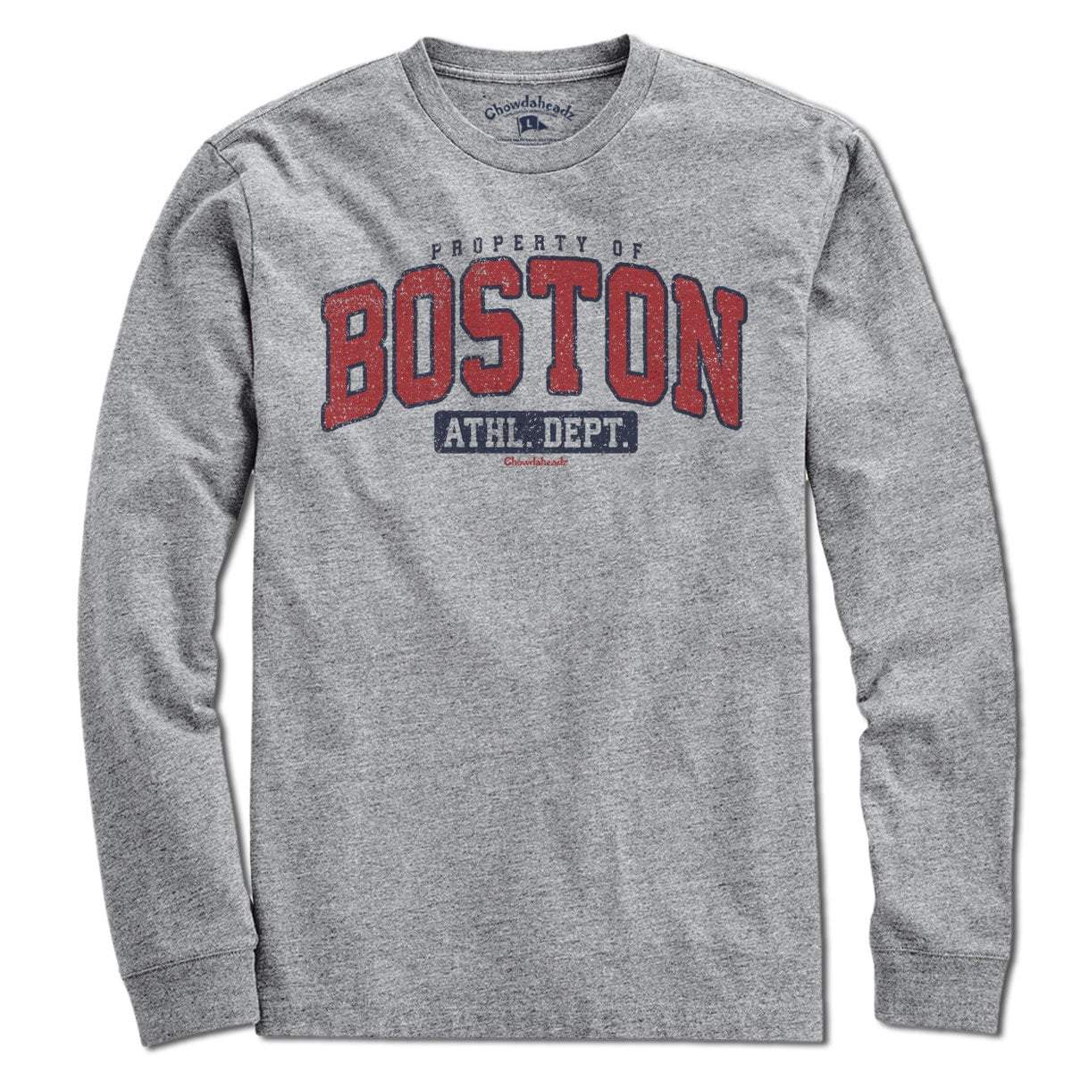 Property of Boston Athl. Dept. T-Shirt - Chowdaheadz