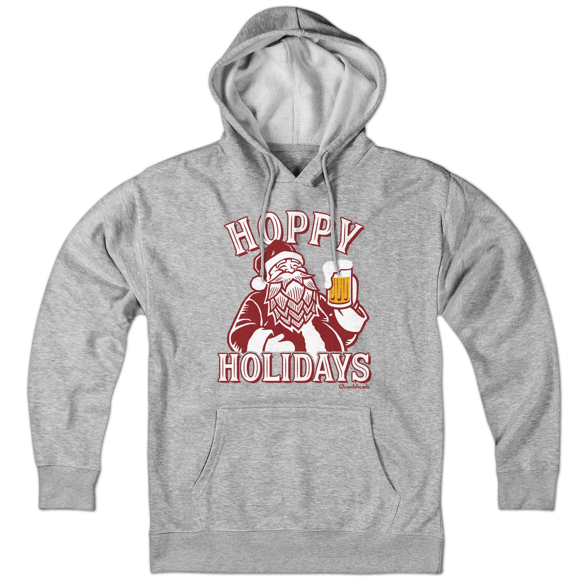 Hoppy Holidays Santa Hoodie - Chowdaheadz