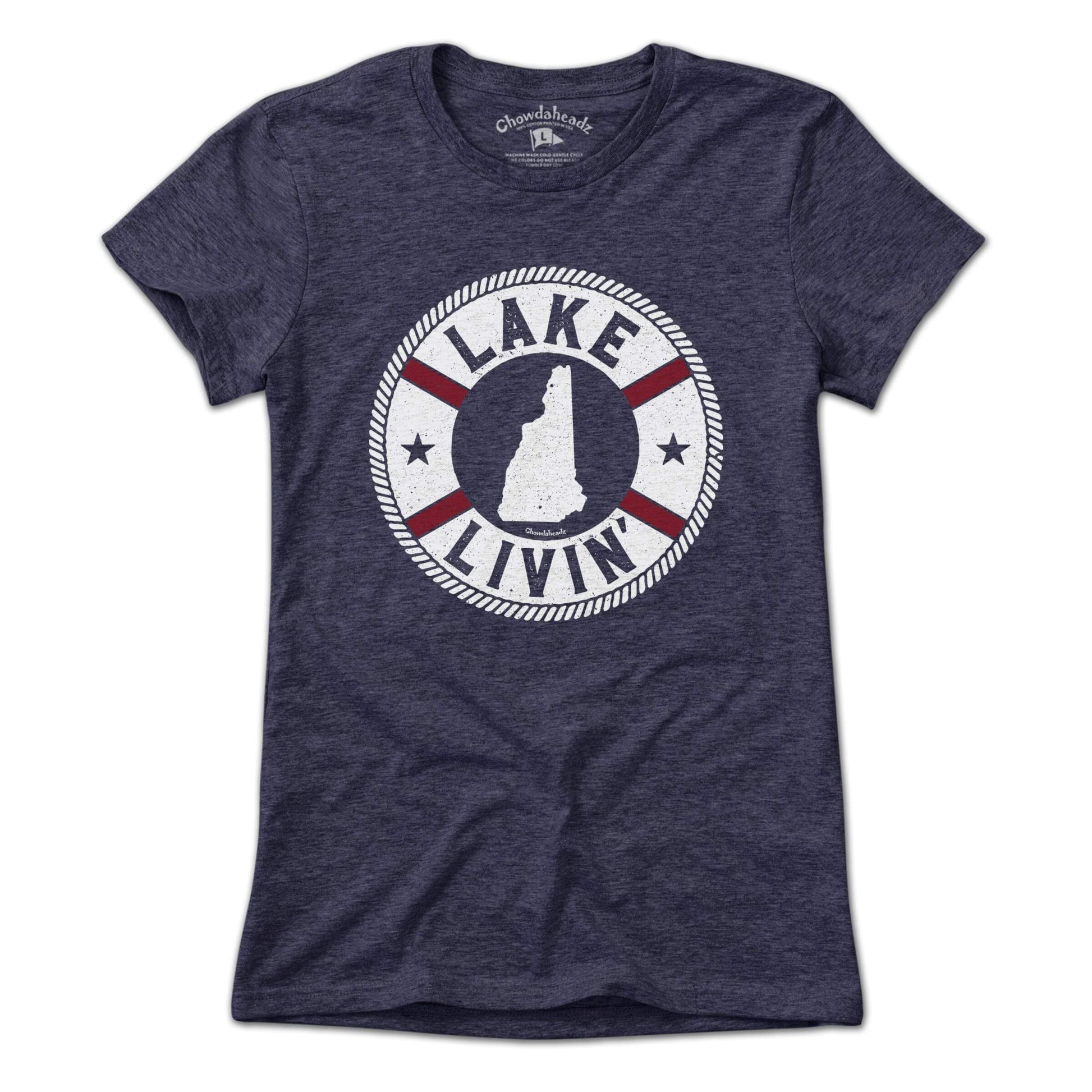Lake Livin' New Hampshire T-Shirt - Chowdaheadz