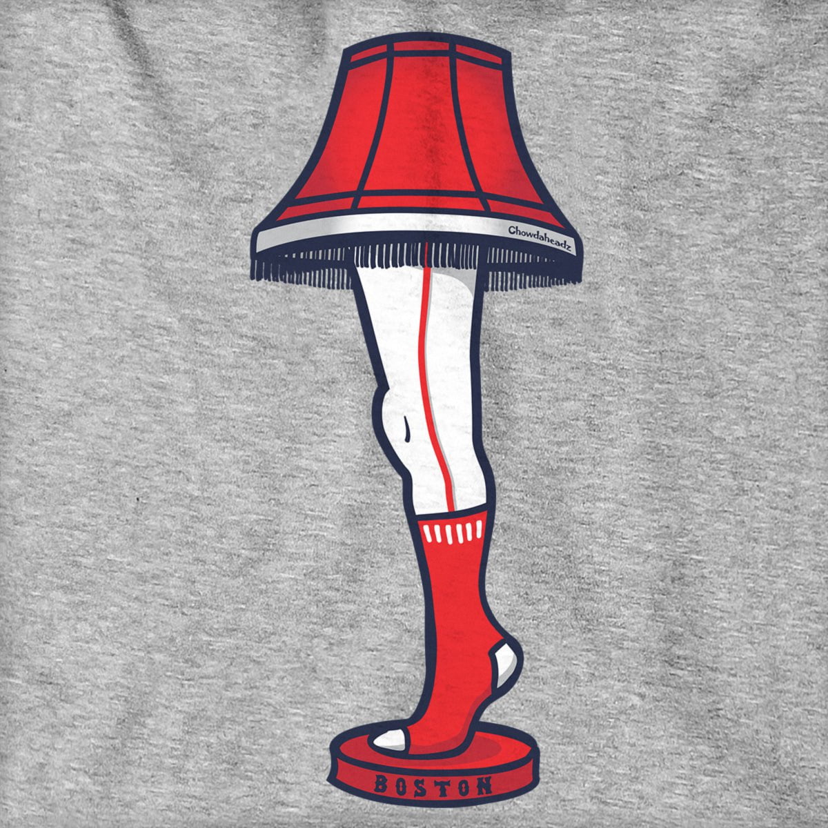 Boston Holiday Leg Lamp Hoodie - Chowdaheadz