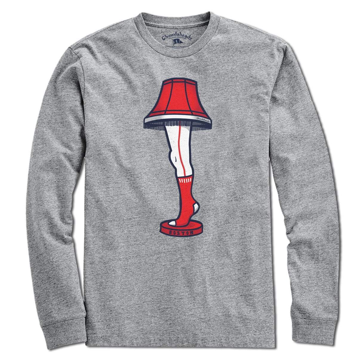 Boston Holiday Leg Lamp T-Shirt - Chowdaheadz