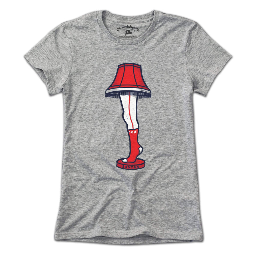 Boston Holiday Leg Lamp T-Shirt - Chowdaheadz