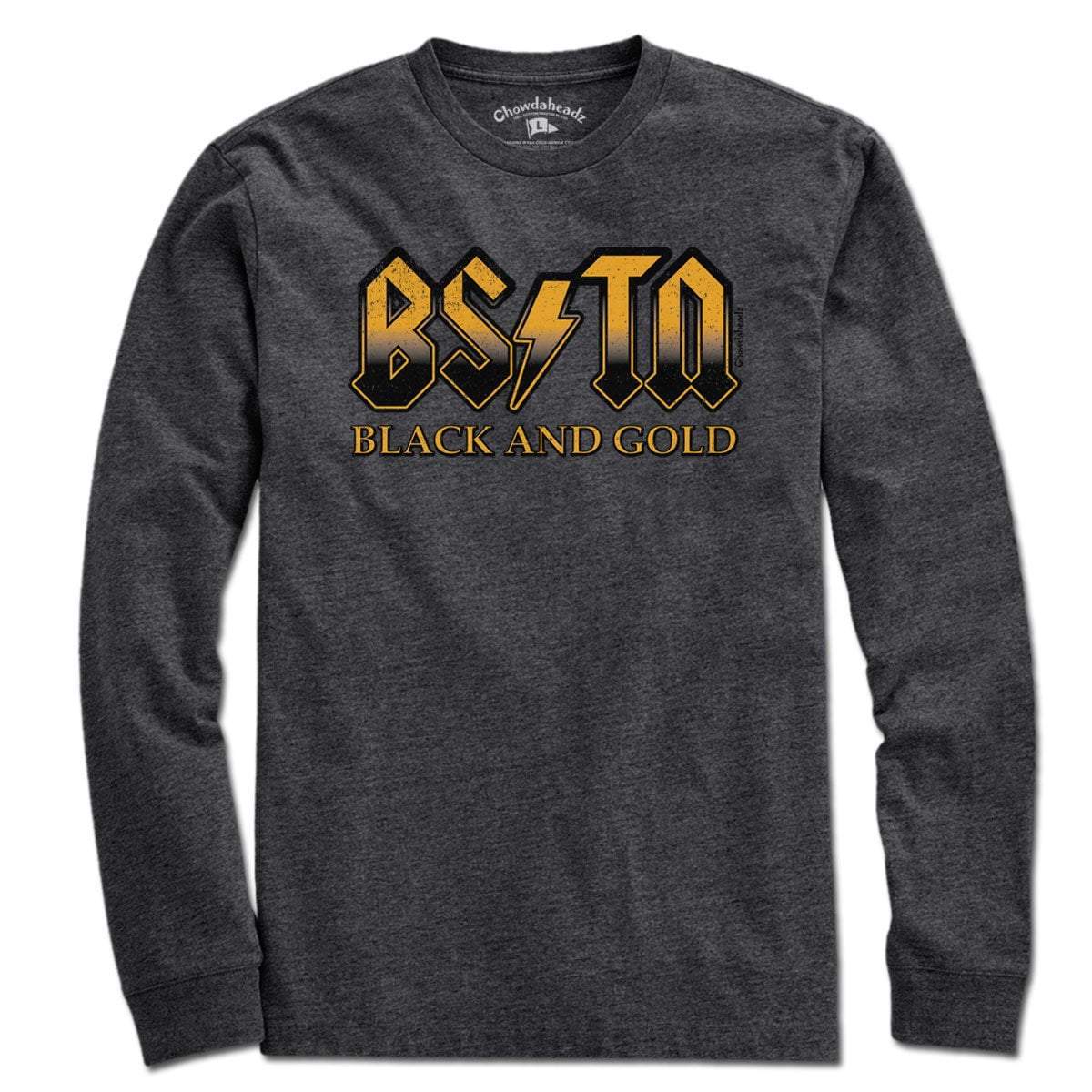 Black & Gold High Voltage T-Shirt - Chowdaheadz