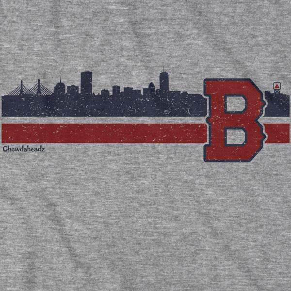 Boston B Baseball Sideline T-Shirt - Chowdaheadz