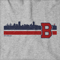Boston B Baseball Sideline Hoodie - Chowdaheadz