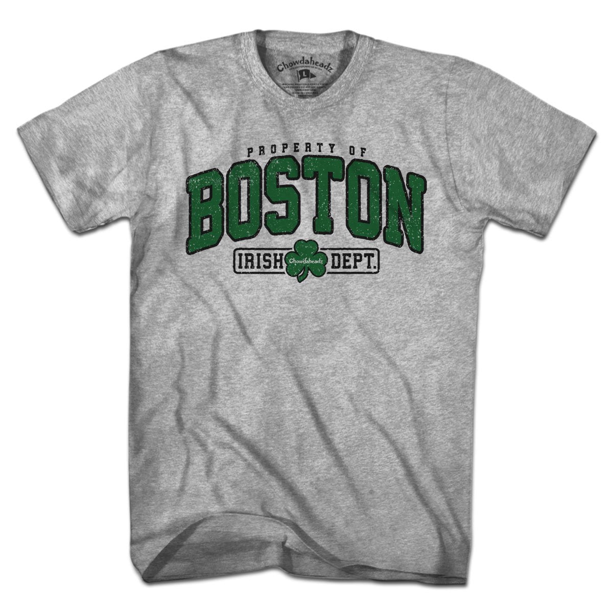 Property of Boston Irish Dept. T-Shirt - Chowdaheadz