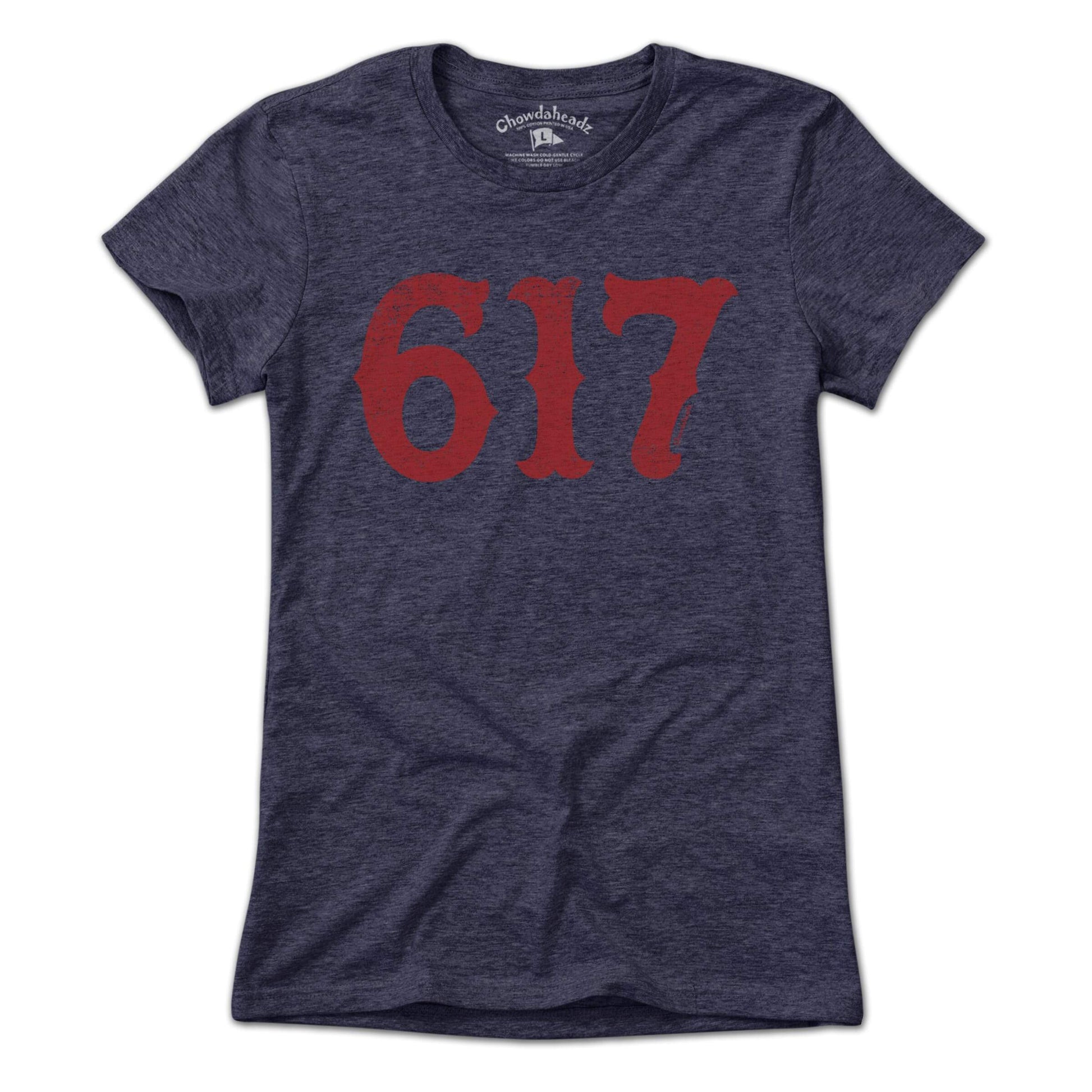Boston 617 Team Spirit T-Shirt - Chowdaheadz