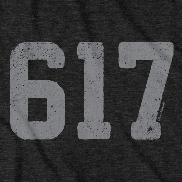 Boston 617 Block T-shirt - Chowdaheadz