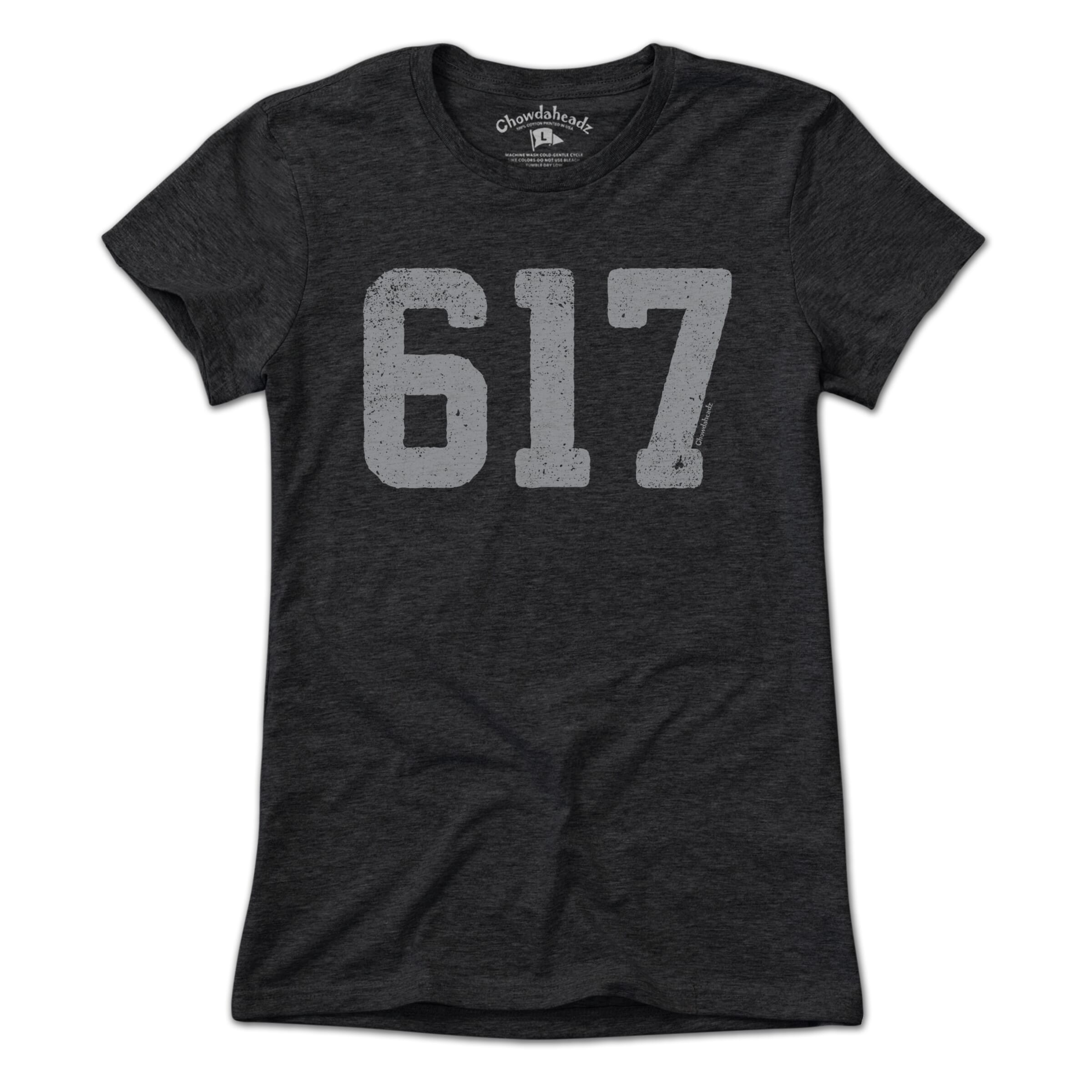 Boston 617 Block T-shirt - Chowdaheadz
