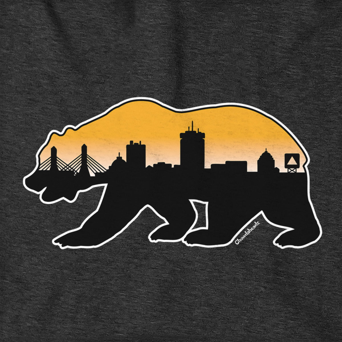 Boston Bear Skyline Hoodie - Chowdaheadz