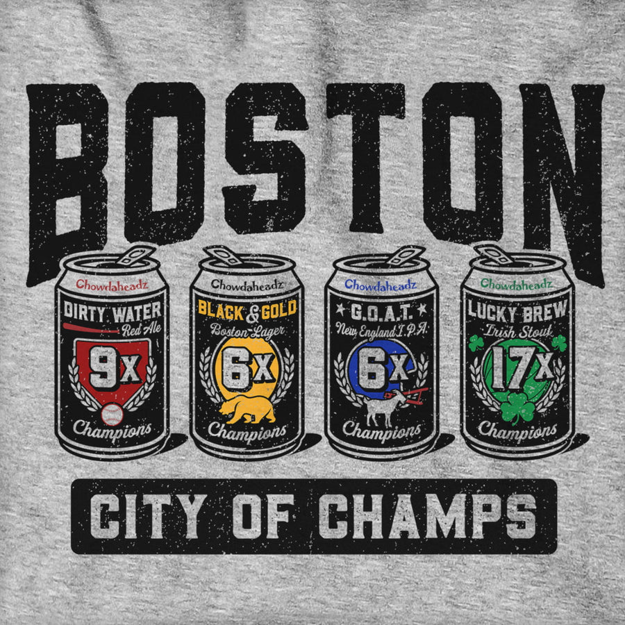 Boston 4 Pack Champions Hoodie - Chowdaheadz