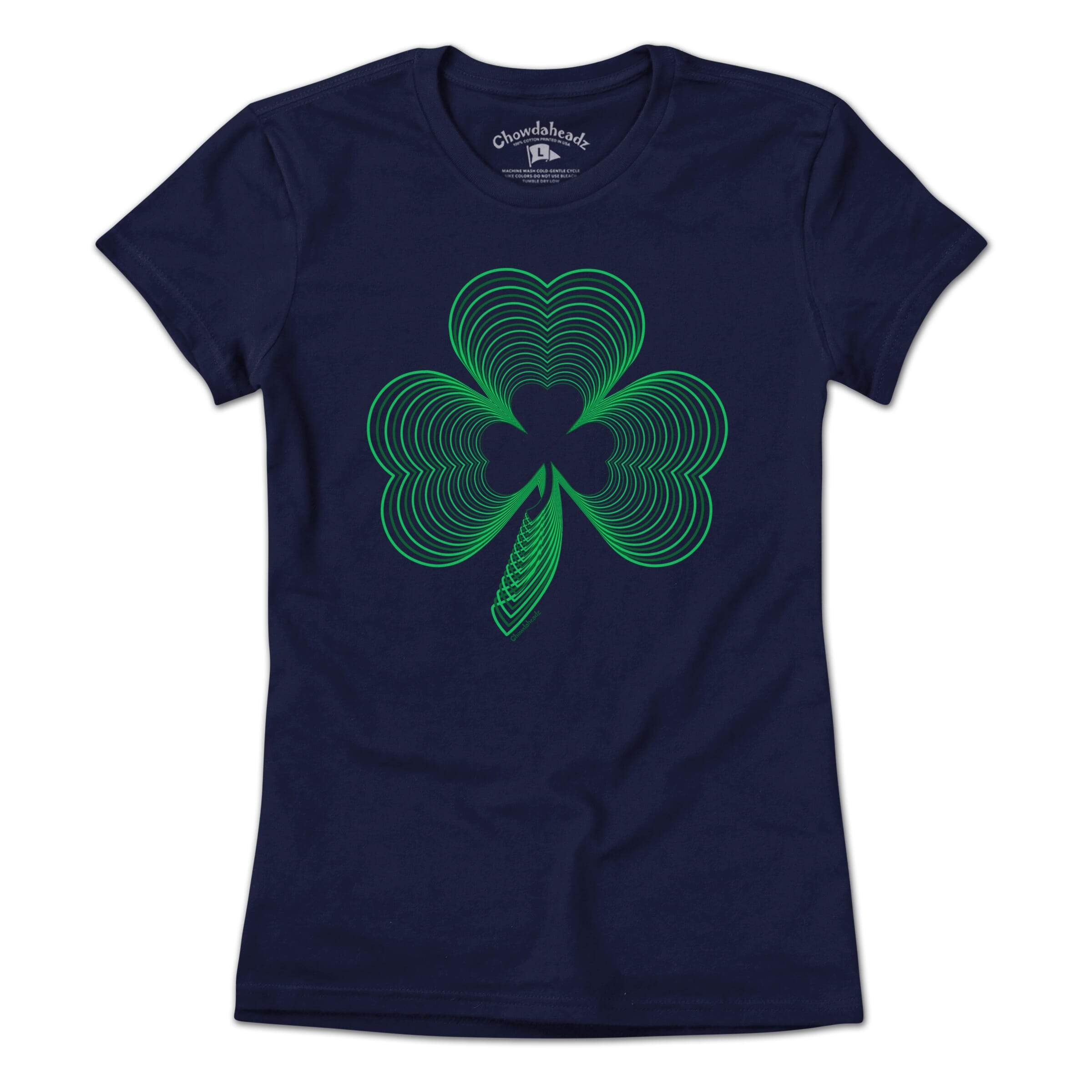 Neon Irish Shamrock T-Shirt - Chowdaheadz