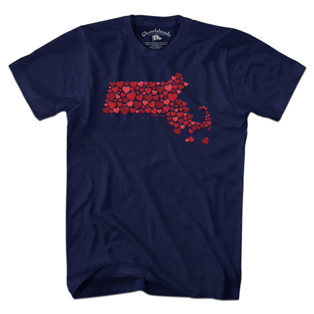 Heartsachusetts T-Shirt - Chowdaheadz