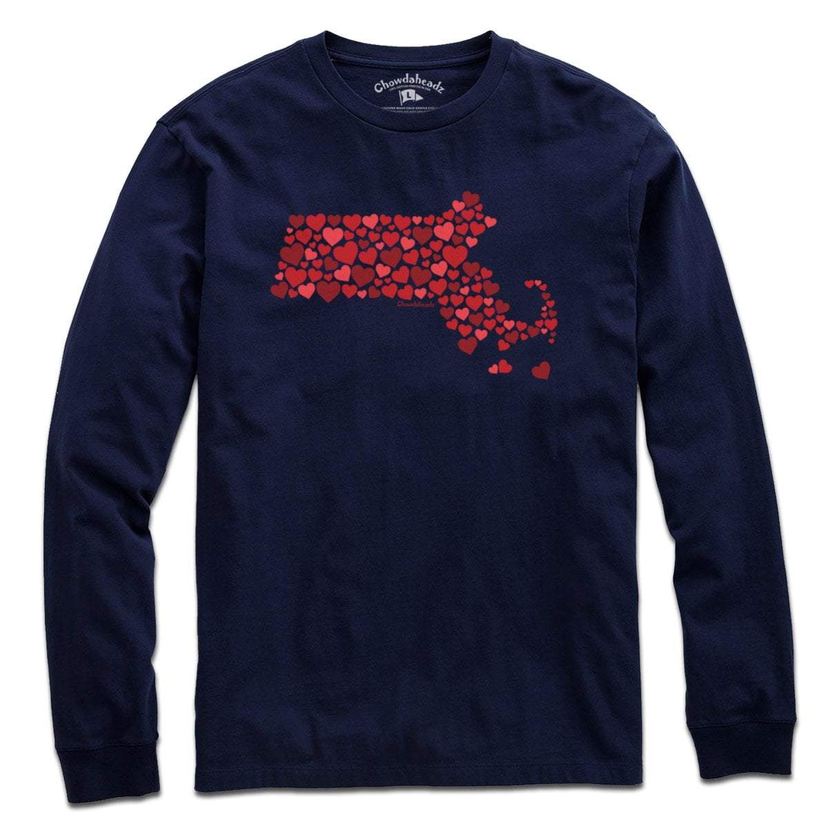 Heartsachusetts T-Shirt - Chowdaheadz