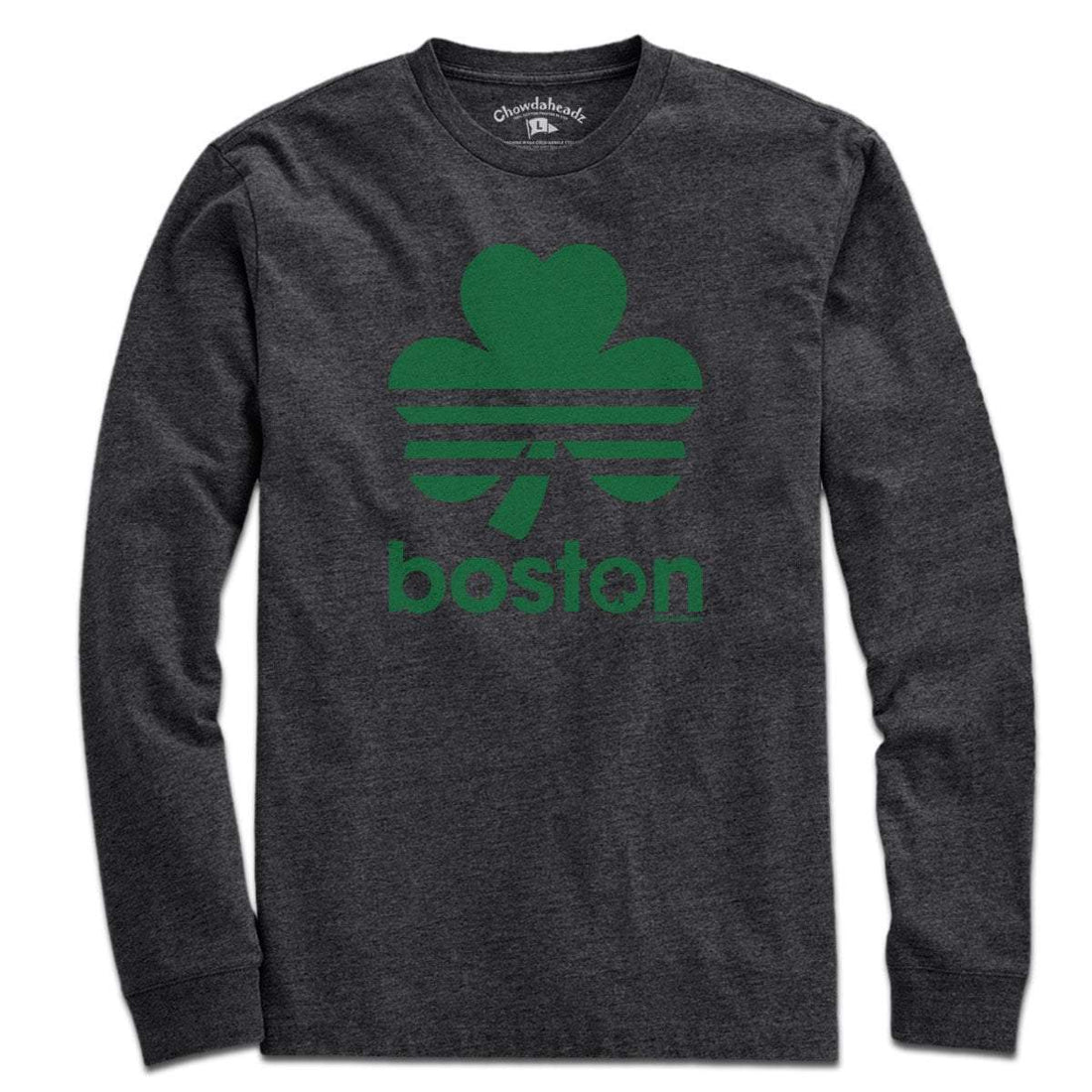 Boston Retro Shamrock Green Line T-Shirt - Chowdaheadz