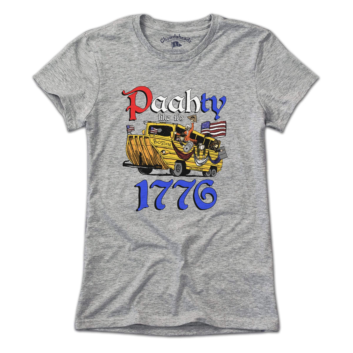 Paahty Like It’s 1776 t-shirt in alternate colorway — July 4th Boston gift