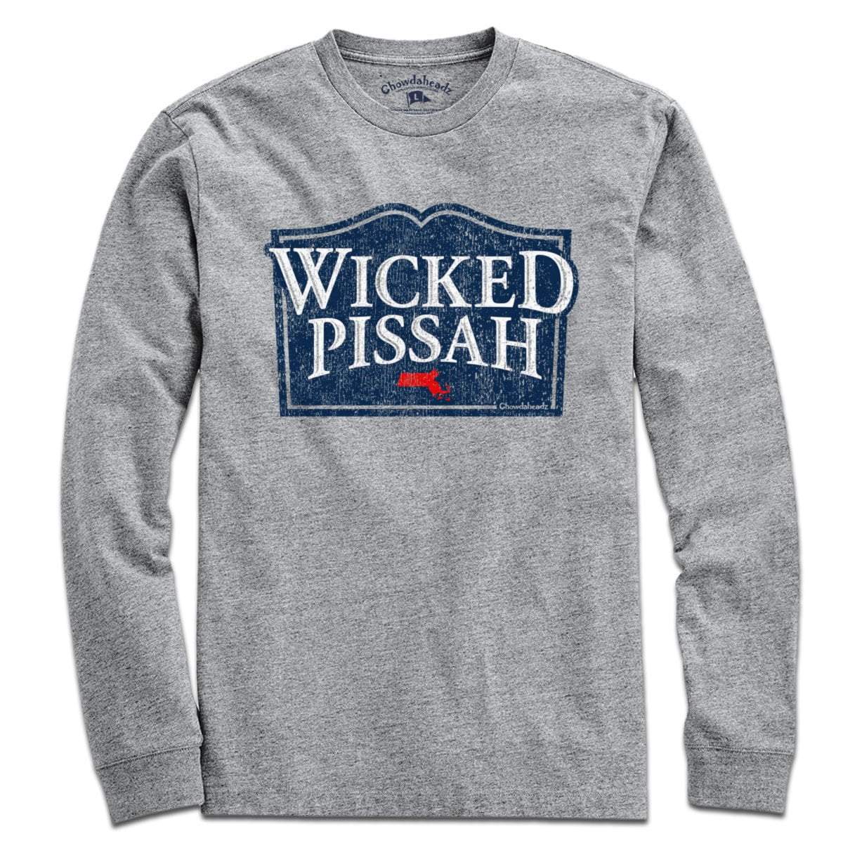 Wicked Pissah Mass Sign T-Shirt - Chowdaheadz