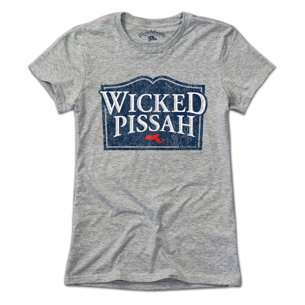 Wicked Pissah Mass Sign T-Shirt - Chowdaheadz