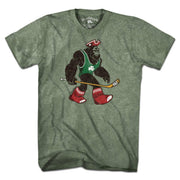 Massquatch T-Shirt — tee flat lay
