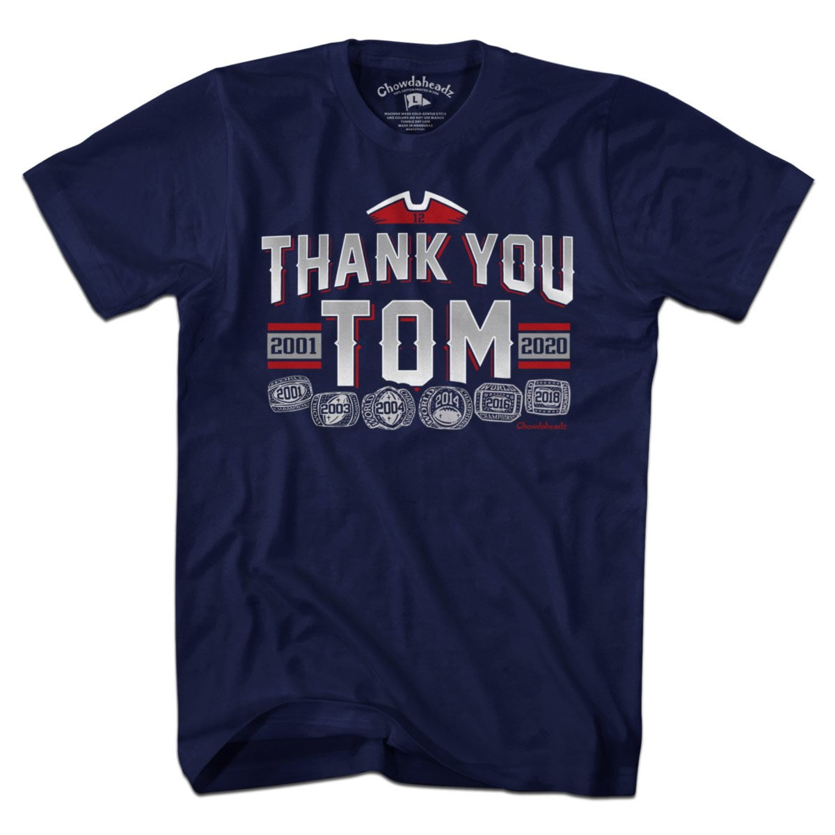 Thank You Tom T-Shirt - Chowdaheadz