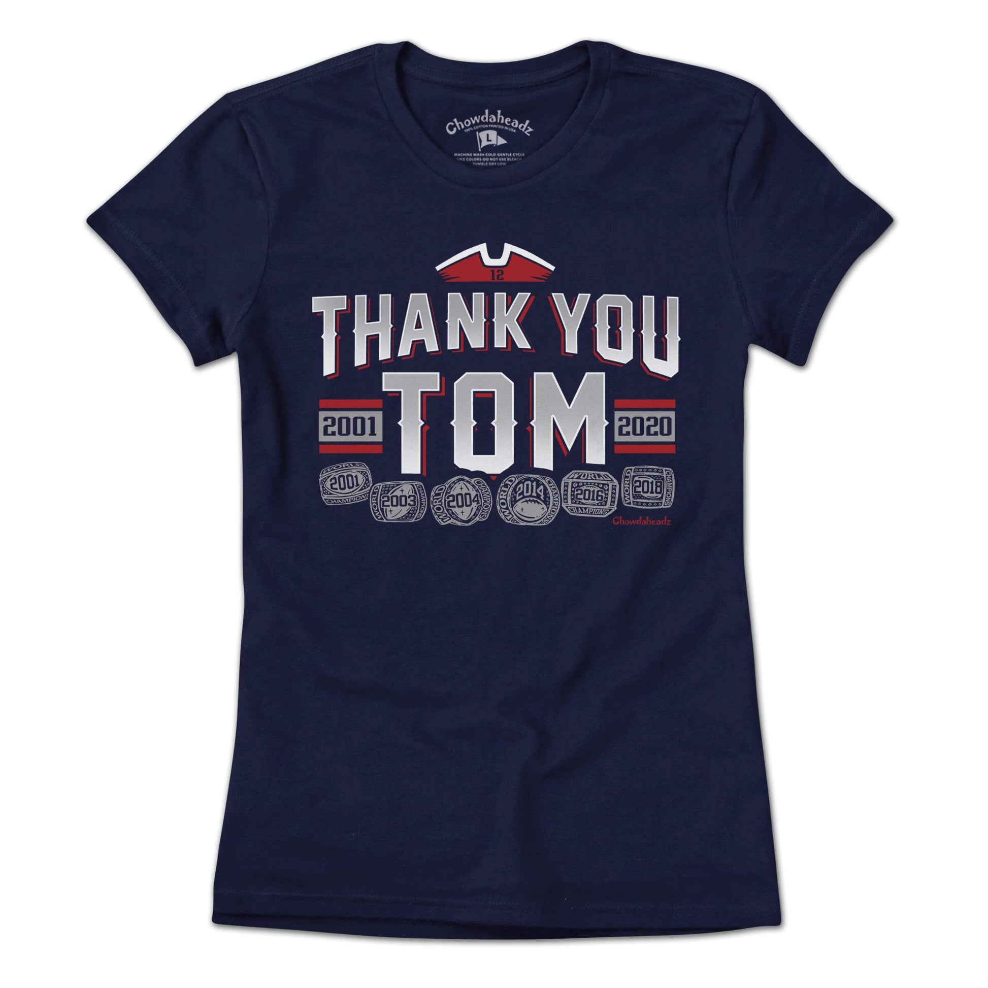 Thank You Tom T-Shirt - Chowdaheadz