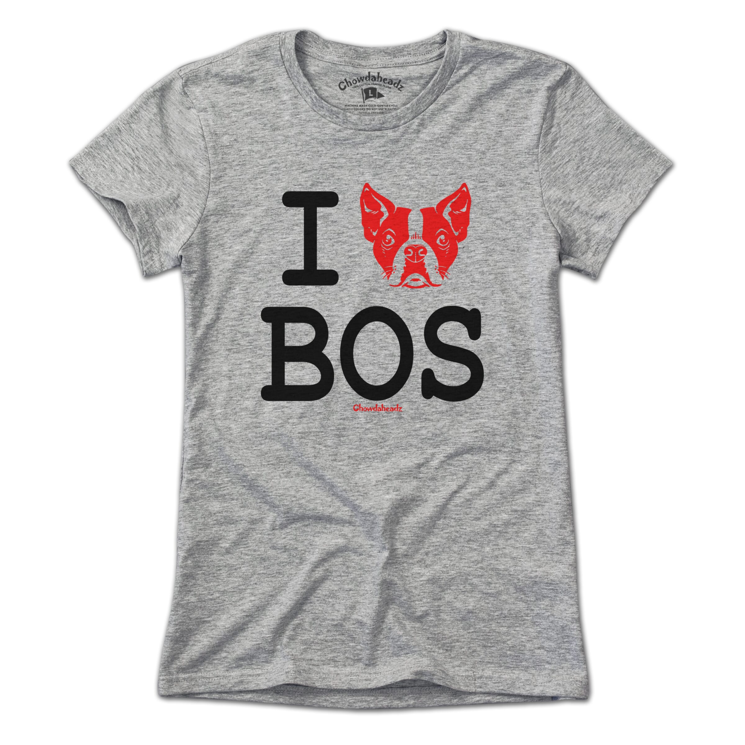 I Heart BOS Terrier T-Shirt - Chowdaheadz