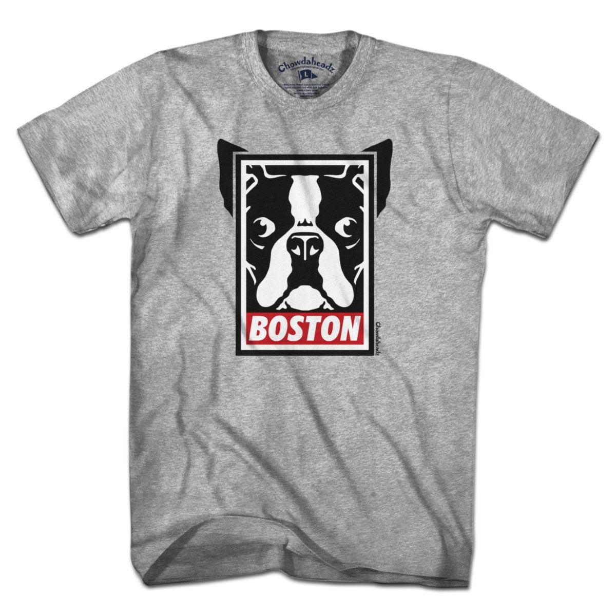Boston Terrier Frame T-Shirt - Chowdaheadz