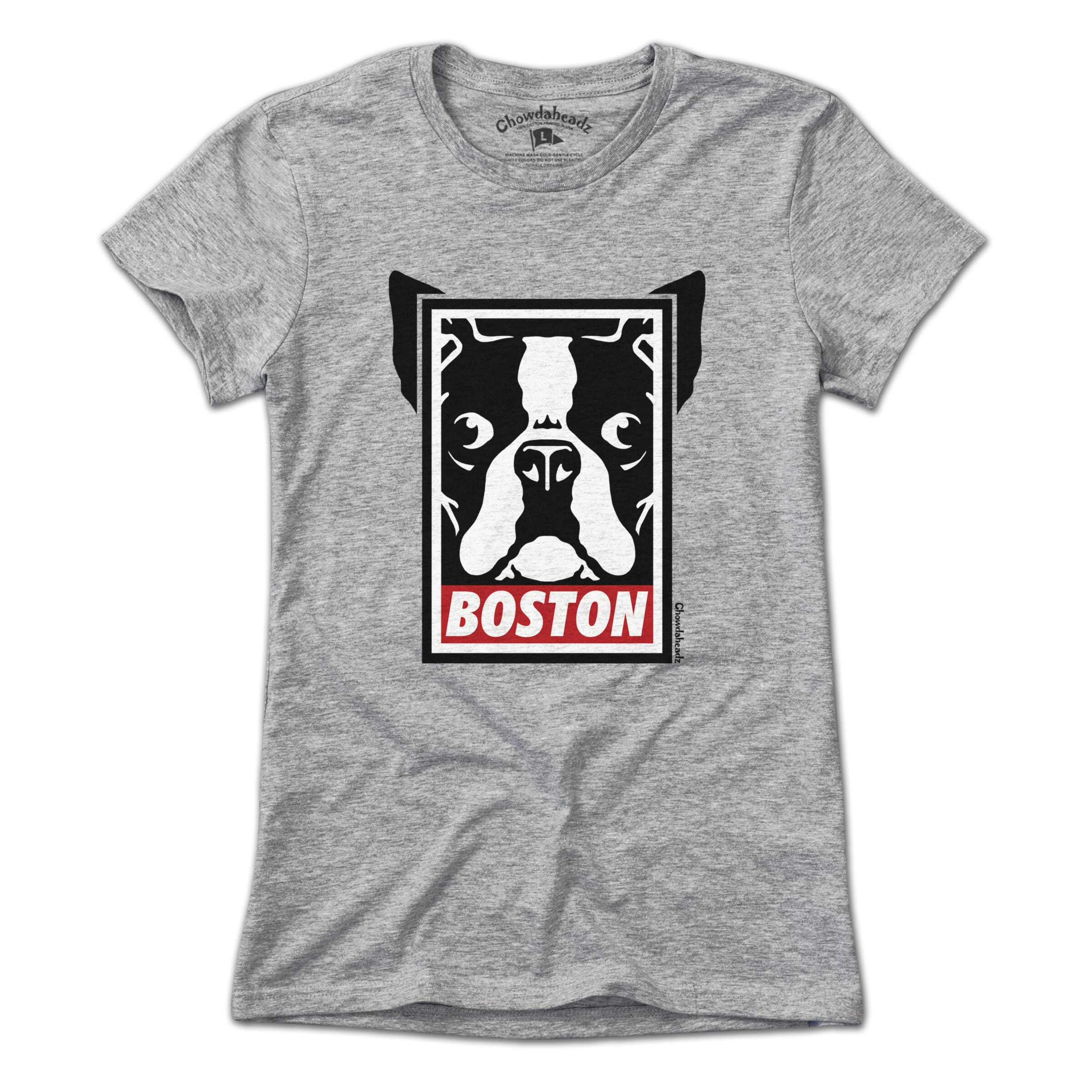 Boston Terrier Frame T-Shirt - Chowdaheadz
