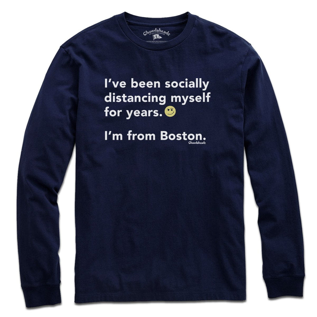 Social Distancing From Boston T-Shirt - Chowdaheadz