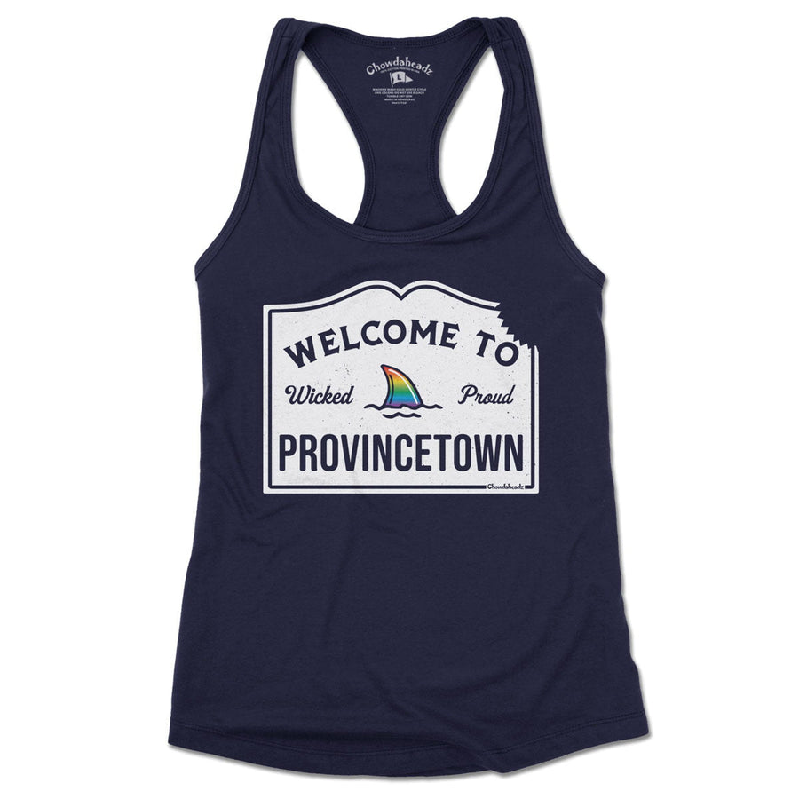 Welcome to Provincetown Women's Tank Top - Chowdaheadz