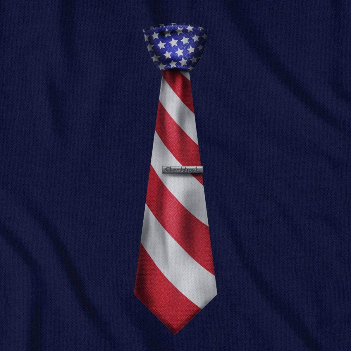 Patriotic USA Necktie T-Shirt - Chowdaheadz