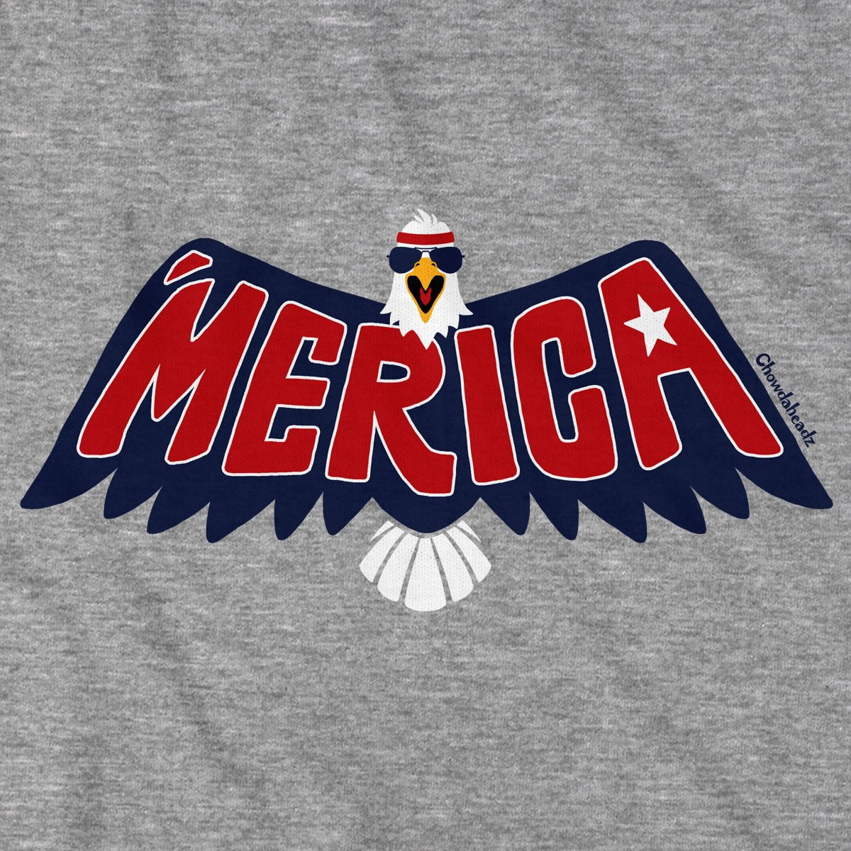 Merica Eagle T-Shirt - Chowdaheadz