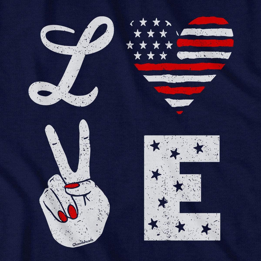 Patriotic Love T-Shirt - Chowdaheadz