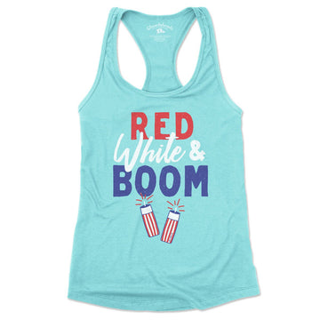 Red, White & Boom Women's Tank Top (3 Colors) - Chowdaheadz